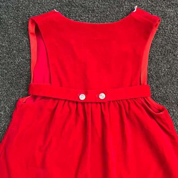 Vintage Little Girl’s 4T Floral Embroidered Holiday Dress - Picture 3 of 7